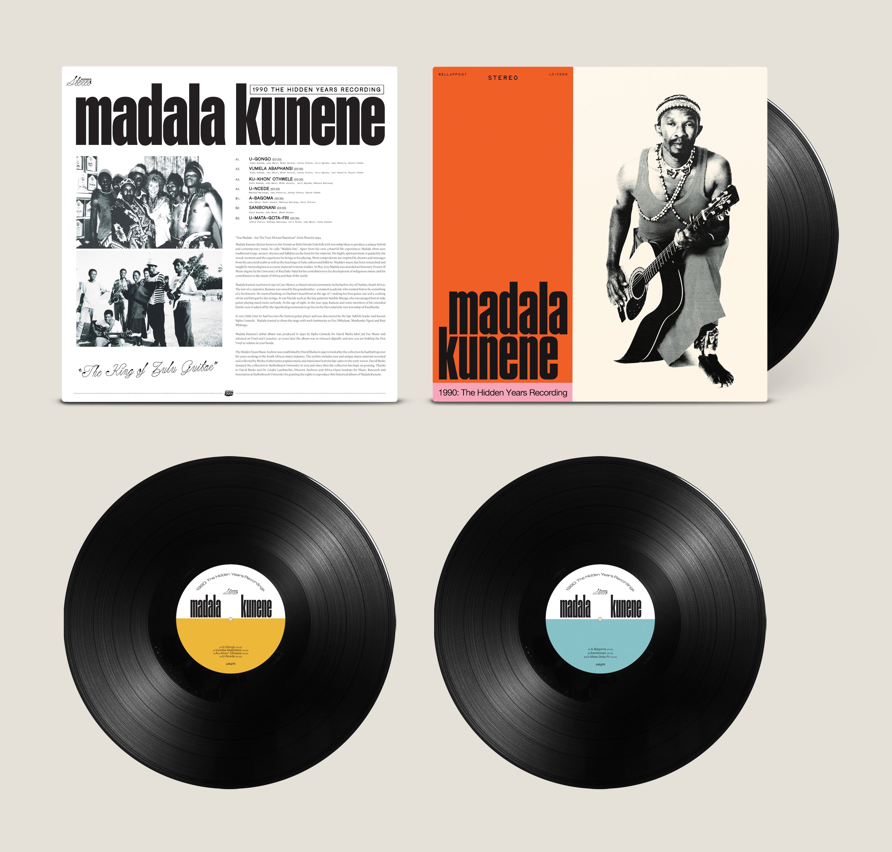 Madala Kunene - 1990: The Hidden Years Recording